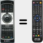 Replacement remote control for Movie Cube (Q800)