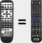Replacement remote control for EUR647139