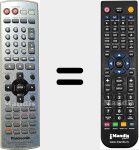 Replacement remote control for EUR7722X30