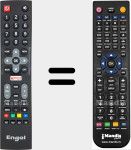 Replacement remote control for MD0525 (Engel4)