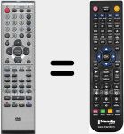 Replacement remote control for 076R0PK011