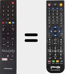 Replacement remote control for TS1-R5 NETFLIX (759551845000)