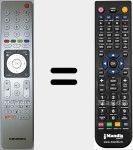 Replacement remote control for TS5-R5 NETFLIX (759551855900)