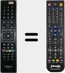 Replacement remote control for RC4848 (23290841)