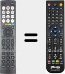 Replacement remote control for EN2P36H (HT339509)
