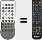 Replacement remote control for REMCON787
