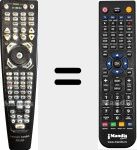 Replacement remote control for AVR 5500