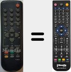 Replacement remote control for R-40A01