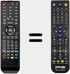 Replacement remote control for ER2RC0208620081