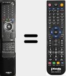 Replacement remote control for RM-303