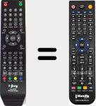 Replacement remote control for LUX 9032 (idi32SHHPB01 (V.2))