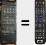 Replacement remote control for Amplifier2 (IA-2RC)