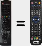 Replacement remote control for LED-LP 22 (iled22SHHPB01)