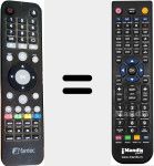 Replacement remote control for S3600
