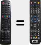 Replacement remote control for CEDLED32HD5