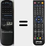 Replacement remote control for RM-RXMD2T (VGR0053001)