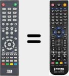 Replacement remote control for K48DLS6F