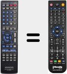 Replacement remote control for RC-R0734