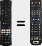 Replacement remote control for Elegance 32