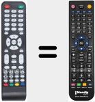 Replacement remote control for LE-1919