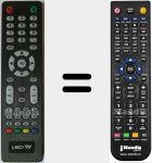 Replacement remote control for Led001