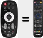 Replacement remote control for AKB36638212