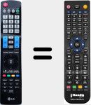 Replacement remote control for AKB73615307