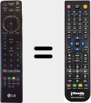 Replacement remote control for MKJ40653841