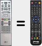 Replacement remote control for 6710T00017V