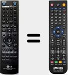 Replacement remote control for AKB35912902