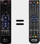 Replacement remote control for AKB72911801