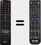 Replacement remote control for AKB72915207