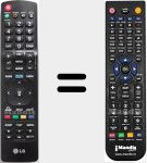Replacement remote control for AKB72915246