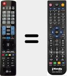 Replacement remote control for AKB73615306