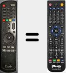 Replacement remote control for LT 239 HD
