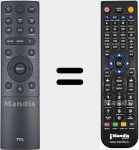Replacement remote control for RC81T0001 (MA06TS8TSPN18RC1)