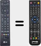 Replacement remote control for MKJ42519605