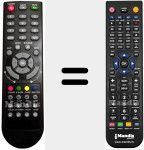 Replacement remote control for Mob001