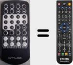 Replacement remote control for M-1800SBT