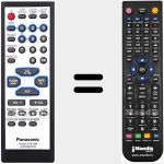 Replacement remote control for N2QAGB000028