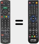 Replacement remote control for N2QAYB000718