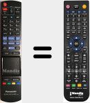 Replacement remote control for N2QAYB000768