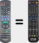 Replacement remote control for N2QAYB001058