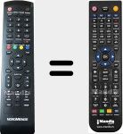 Replacement remote control for ND40S3000