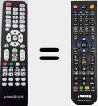 Replacement remote control for ND49KS4000S