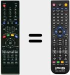 Replacement remote control for VSTDTV
