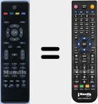 Replacement remote control for RC1205 (20428149)