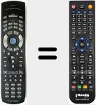 Replacement remote control for RC-392M (24140392B)