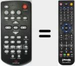 Replacement remote control for Studio ST