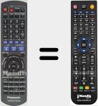 Replacement remote control for N2QAYB000097